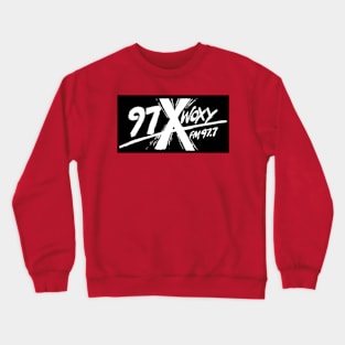 97X WOXY 97.7 Alternative Radio Classic Design Crewneck Sweatshirt